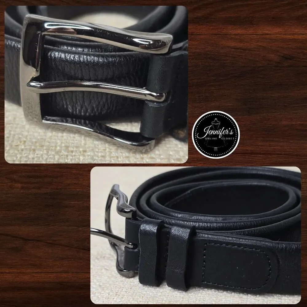 Unbranded Men's Black Soft Textured 1.25